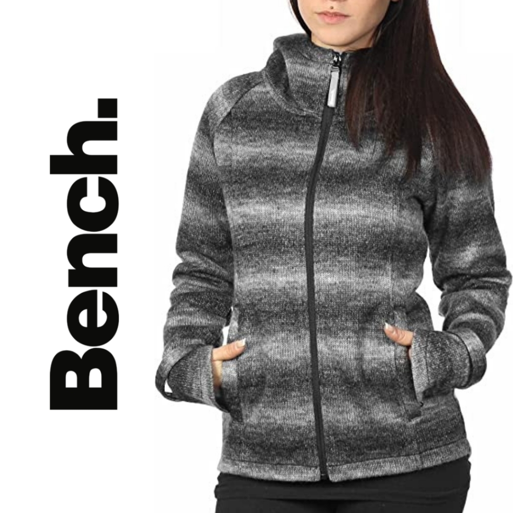 Bench Zipper Hooded Soft Shell Jacket Size SMALL